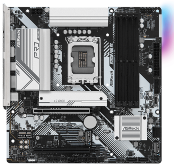 Материнская плата Socket-1700 ASRock B760M PRO RS (B760) 4*DDR5 HDMI DP mATX