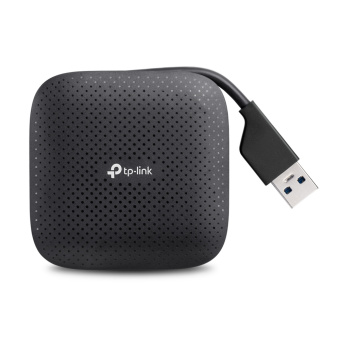 Концентратор USB-A - 4-port USB3.0, TP-Link UH400, черный