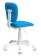 Кресло Бюрократ CH-W204NX (ткань, крест. пластик, до 100 кг) Голубой