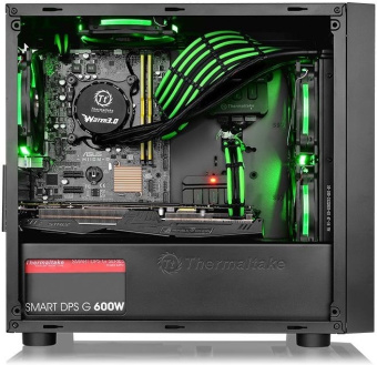 Корпус Thermaltake Versa H17 no PSU mATX чёрный