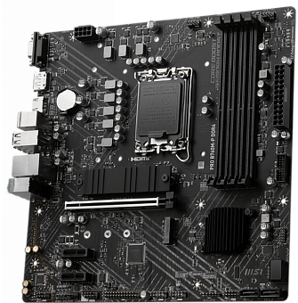 Материнская плата Socket-1700 MSI PRO B760M-P DDR4 (B760) 4xDDR4 HDMI DP VGA mATX