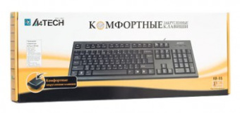 Клавиатура проводная A4Tech KR-85 черный