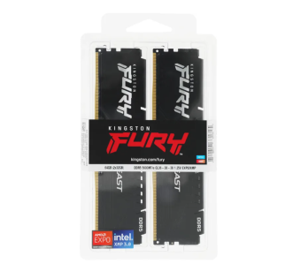 Модуль памяти DDR5 64Gb 5600MHz Kingston Fury Beast Black EXPO CL36 (Kit of 2)