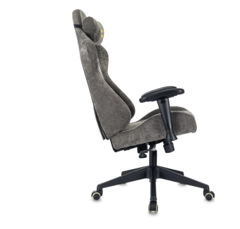 Кресло Zombie ZOMBIE 51 GR (ткань, 2D подлокотники, механизм топ-ган люкс,   до 150 кг) Серый