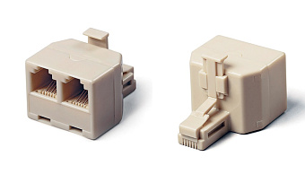 Сетевой разветвитель Cablexpert US-12 RJ-45 (8P8C-разъем - > 2x8P8C-розетки) - для разделения портов