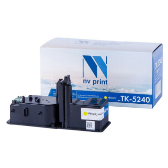 Картридж лазерный NV-print NV-TK-5240 для для Kyocera Ecosys P5026cdn/P5026cdw/M5526cdn/M5526cdw желтый