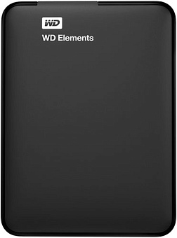 Внешний жесткий диск 2Tb WD Elements Portable 2.5" USB3.0 Black
