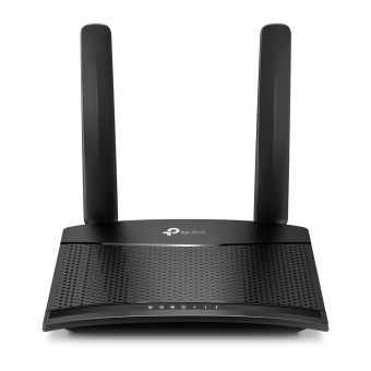 Wi-Fi роутер TP-Link TL-MR100 N300, 2.4 ГГц, 100 Мбит/с, SIM-слот, черный
