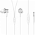 Наушники проводные Xiaomi Mi In-Ear Basic 3.5мм Silver (серебристый)