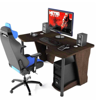 Стол компьютерный MaDXRacer COMFORT GT12 "1200х870х750" дуб венге