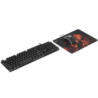 Игровой набор Defender Aura MKP-117 черный