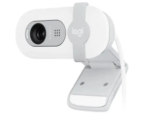 Веб-камера Logitech BRIO 100 WEBCAM (2Мп, 1080p, микрофон, USB2.0) белый