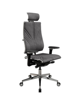 Кресло МЕТТА Y 4DF AE.F.14.13A (Y 4DF B2-12D-GoyaLE/Kc31/Nc31/D15P/H13mV-3D(M26.B35.G25.W04) (Темно-Серый))