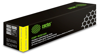 Картридж лазерный Cactus CSP-W2212X для HP M255/MFP M282/M283 желтый
