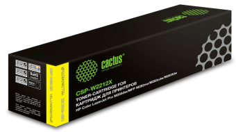 Картридж лазерный Cactus CSP-W2212X для HP M255/MFP M282/M283 желтый