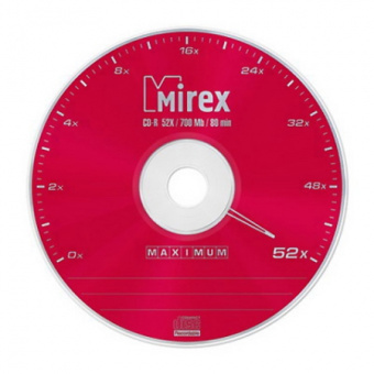 Диск CD-R 700 Mb Mirex 52x Slim Case Maximum