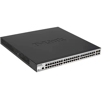 Коммутатор 48 port D-Link DGS-1210-52MPP/ME/B 1000 Мбит/сек 48*PoE 4*SFP