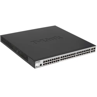 Коммутатор 48 port D-Link DGS-1210-52MPP/ME/B 1000 Мбит/сек 48*PoE 4*SFP
