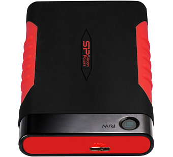 Внешний жесткий диск .1Tb Silicon Power Armor A15 2.5" USB3.0 черный/красный
