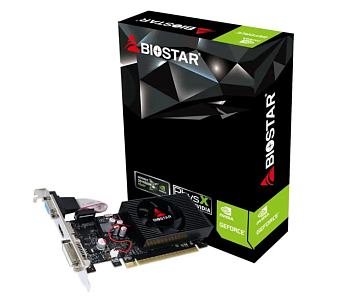 Видеокарта 2Gb Biostar GT730-2GB D3 LP (GT 730) GDDR3 128bit HDMI DVI VGA