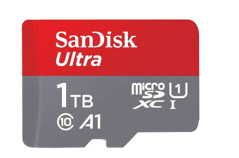 Карта памяти microSD 1Tb SanDisk Ultra Class 10, UHS-I,  R 150 МБ/с с адаптером