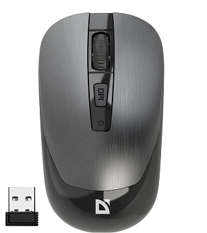 Мышь беспроводная Defender Wave MM-995 Silver