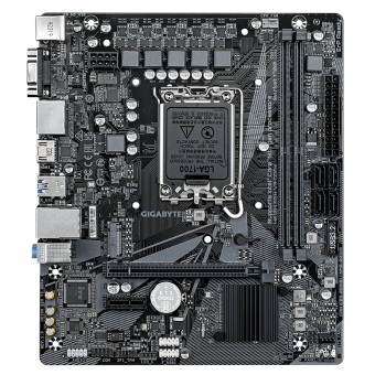 Материнская плата Socket-1700 Gigabyte H610M S2H V3 DDR4 (H610) 2xDDR4 HDMI DP VGA mATX