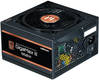 Блок питания .850W Zalman ZM850-GV3 (120mm, 24+8pin, 4*8pin, 6*Sata, 3*Molex, 80 PLUS Bronze)