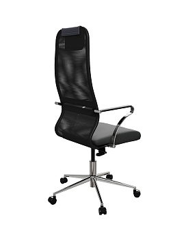 Кресло МЕТТА ErgoLife S 8 B1-8K - Сетка (X1)+ОбивкаUMF (X1) Черный (DA.5D.1.2A2)