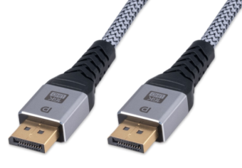 Кабель соединительный DP (m) < - > DP (m)  1.0м, ver 2.1, Cablexpert  тройной экран нейлон.оплетка с