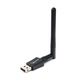 Сетевая карта USB2.0 Gembird WNP-UA-019 WiFi+Bluetooth 5 ГГц до 433 Мбит/с черный