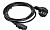 Кабель питания 220V  3.0м, Schuko- C13,  6А, Buro черный