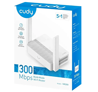 Wi-Fi роутер Cudy WR300 AX1500 100 Мбит/с белый