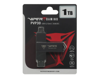 Внешний накопитель SSD 1Tb Patriot PVP301TB28UDG USB3.2 черный