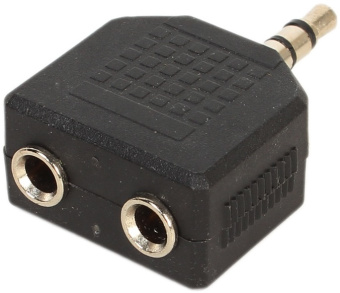 Кабель-переходник 3.5Jack (m)  --  2*3.5Jack (f), VCOM (разветвитель аудио)
