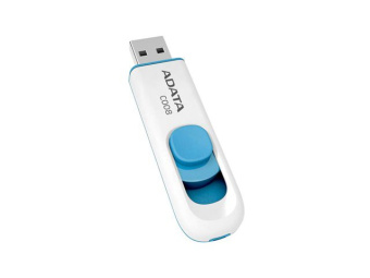 Флешка .32Gb ADATA [C008] USB белый-синий