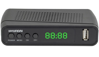 Тюнер TV Hyundai H-DVB520 + WiFi-адаптер черный