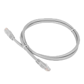 Кабель патч-корд .Patch cord кат.5e  0.5м, Cablexpert, многожильный, серый