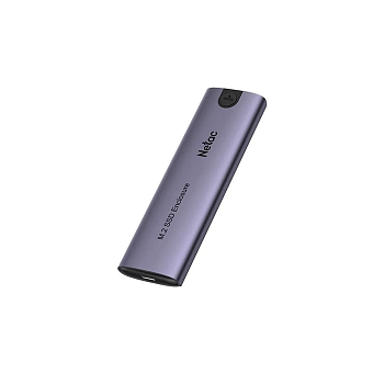 Внешний контейнер USB-C -> SSD M.2 SATA, NETAC WH51, Алюминий