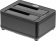 Док-станция AgeStar 3UBT8 (2*2.5"/3.5" HDD, clone, блок питания) черный