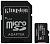 Карта памяти microSD 128Gb Kingston microSDHC Class 10 Canvas Select Plus + адаптер
