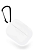 Чехол для наушников Apple Airpods Pro 3 - Gurdini soft touch c карабином белый