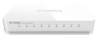 Коммутатор .8 port D-Link DGS-1008A 1000 Мбит/сек