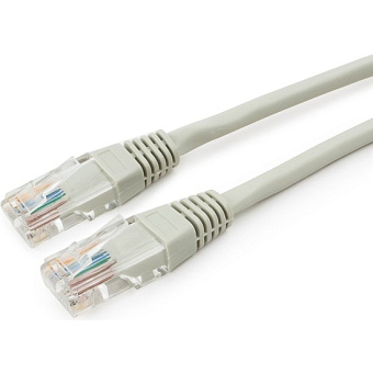 Кабель патч-корд .Patch cord кат.5e, медный 20.0м, серый