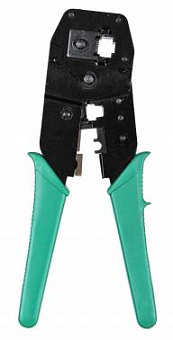 Клещи обжимные Buro HT-568/KS-316 - RJ45 (8P8C), RJ12 (6P6C), RJ11 (6P4C) для витой пары и тел.линии