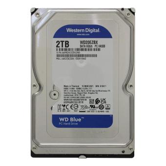 Жесткий диск SATA .2Tb WD Blue 7200rpm 256Mb SATA-3