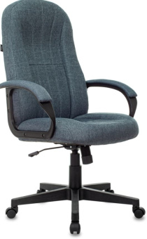 Кресло Бюрократ T-898 ткань, подлокотники с мягкими накладками, темно-синий