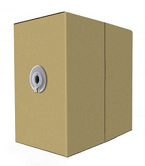 Кабель витая пара внутренний 4 пары UTP кат.5e (305м) Buro solid CCA