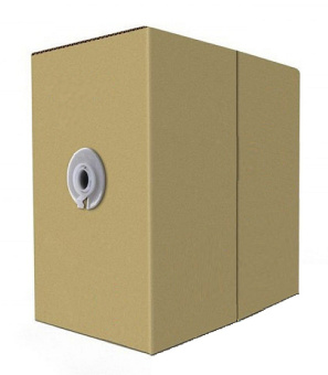 Кабель витая пара внутренний 4 пары UTP кат.5e (305м) Buro solid CCA