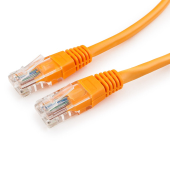 Кабель патч-корд .Patch cord кат.5e  1.5м, Cablexpert, многожильный, оранжевый